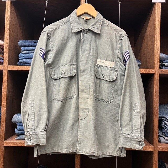 1950s FRUIT OF THE LOOM SHIRT "USAF UTILITY"