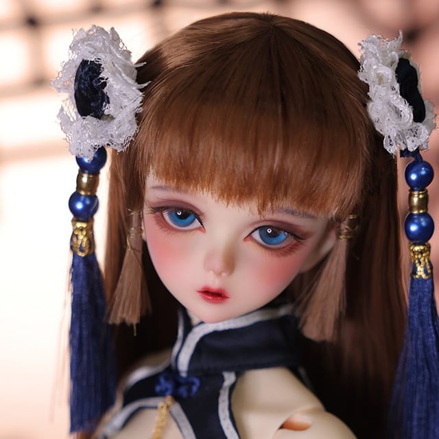 【フルセット】1/4 球体関節人形 DOLL BJD カスタムドール メイク