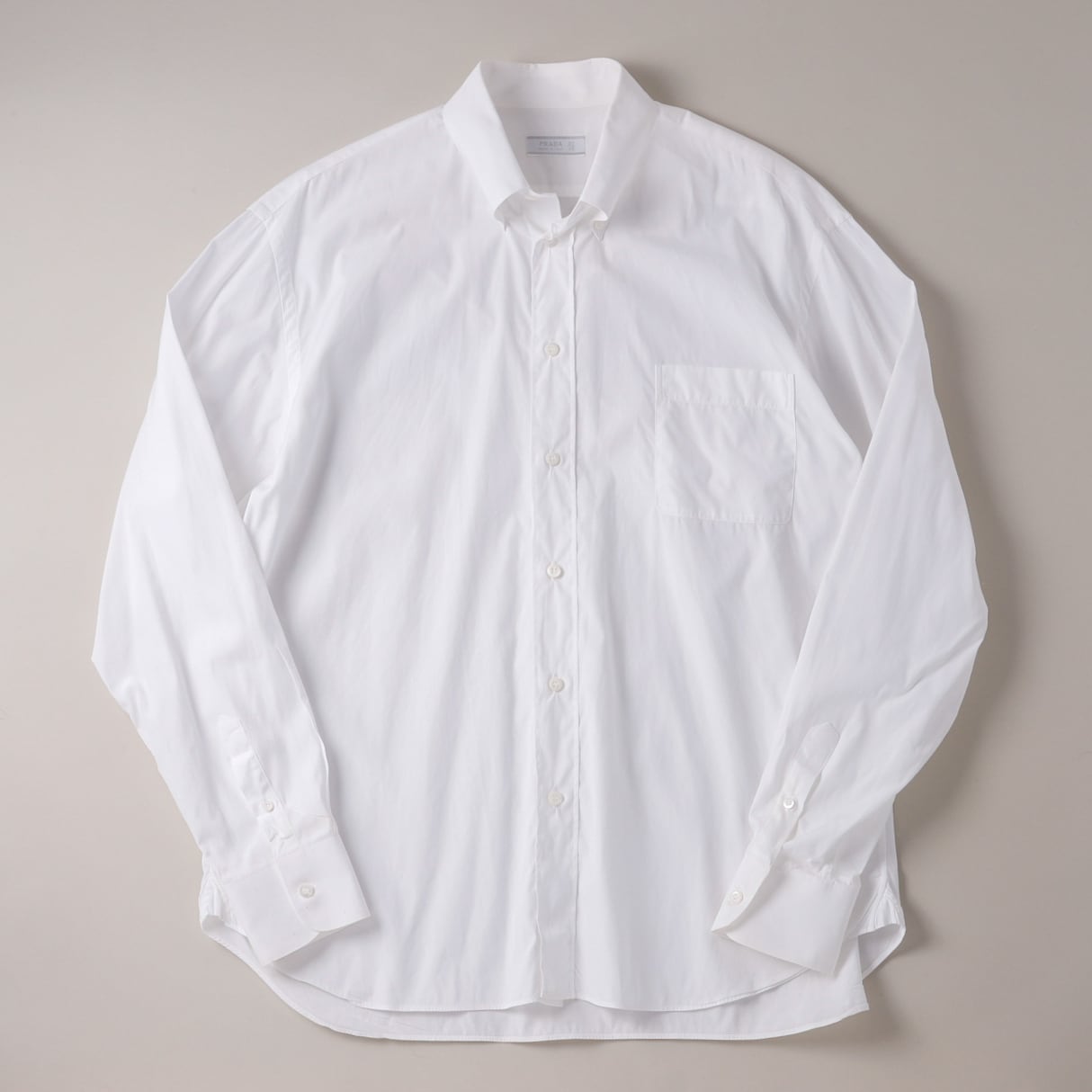 極美品】PRADA special B.D. cotton shirt made in ITARY mint
