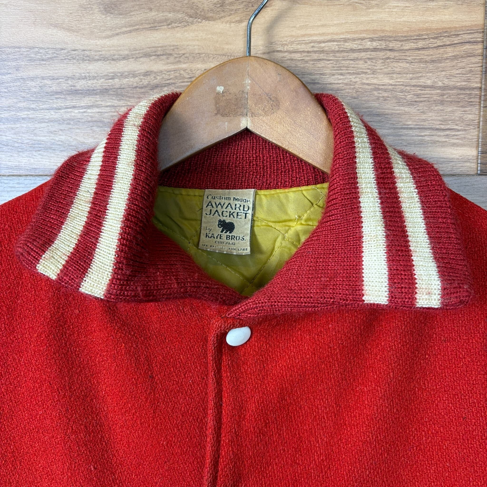 70s KAYE BROS. チェーンステッチ スタジャン アワードジャケット