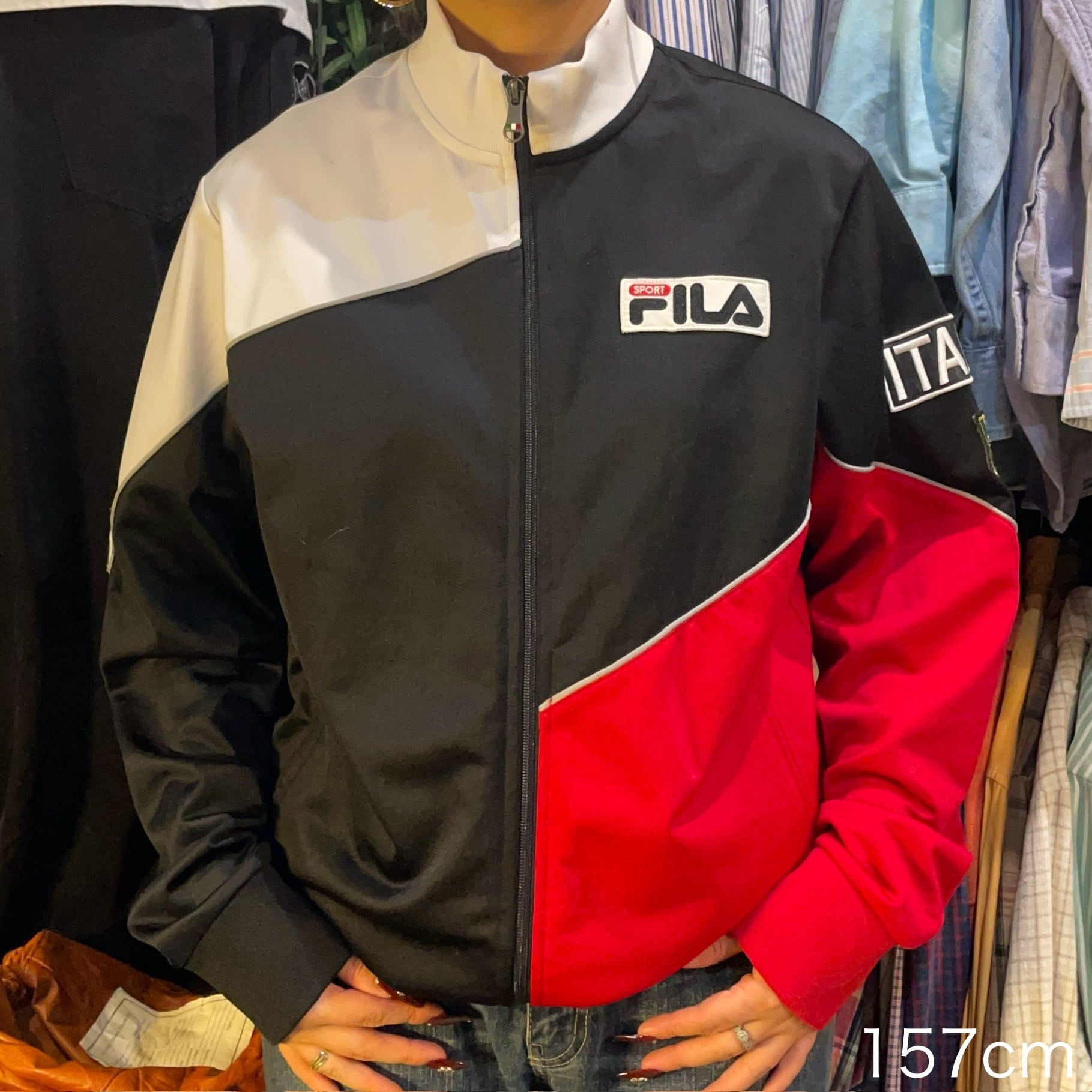 FILA トラックジャケット S 刺繍 | 古着屋OLDGREEN