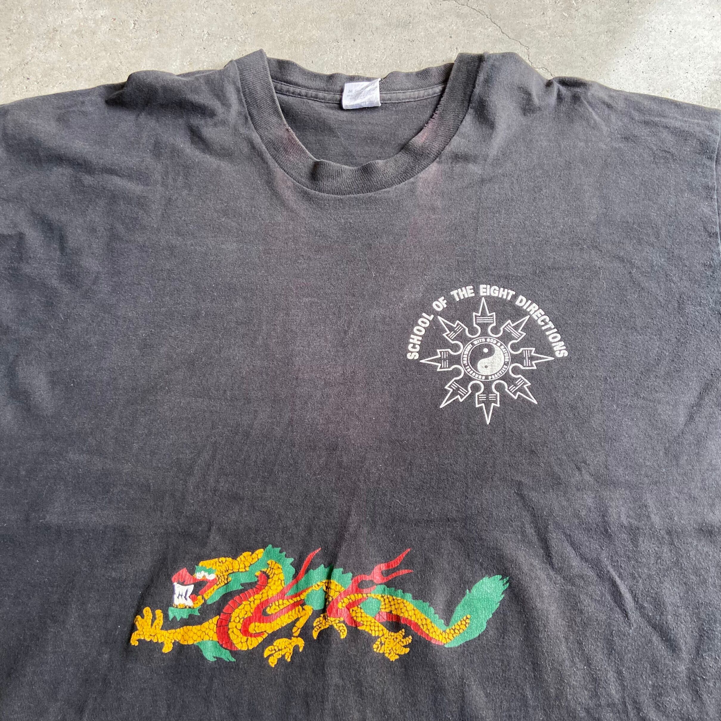 ビッグサイズ 90年代 USA製 THE EIGHT DIRECTIONS インヤン 陰陽