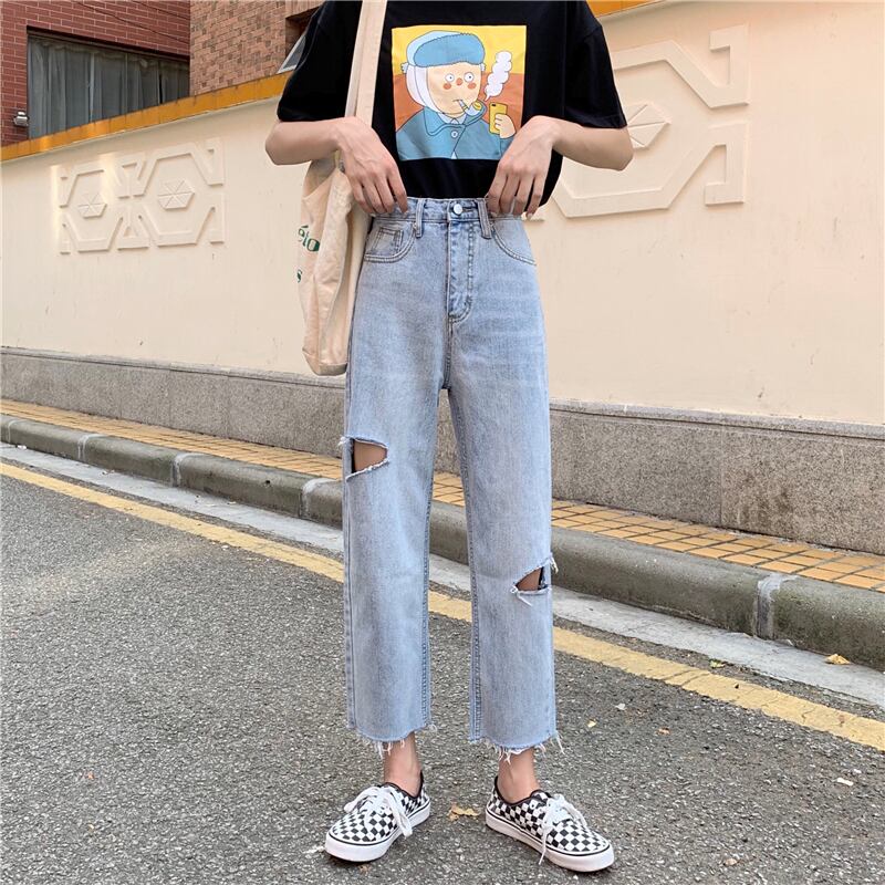 ウェストルーズスリムジーンズ レディースオータムカジュアルパンツ 秋物 YY-ファッション21925738646