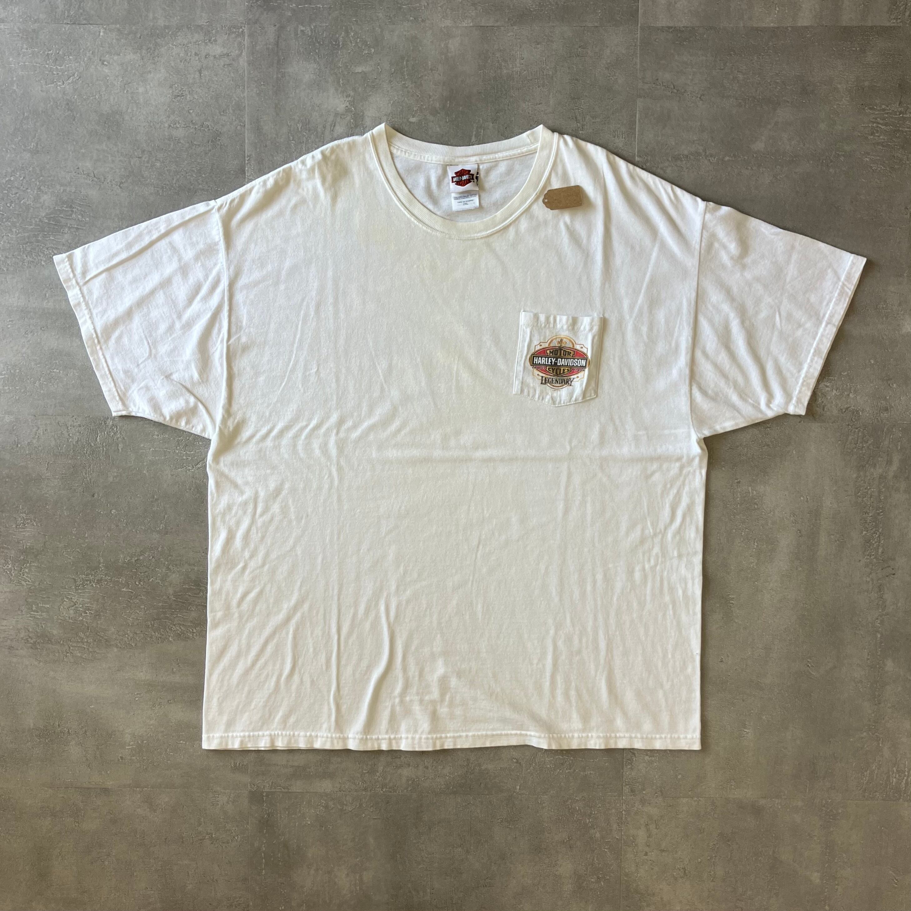 Harley-Davidson ハーレーダビッドソン 00s ポケットTee 両面プリント XXL No.2222