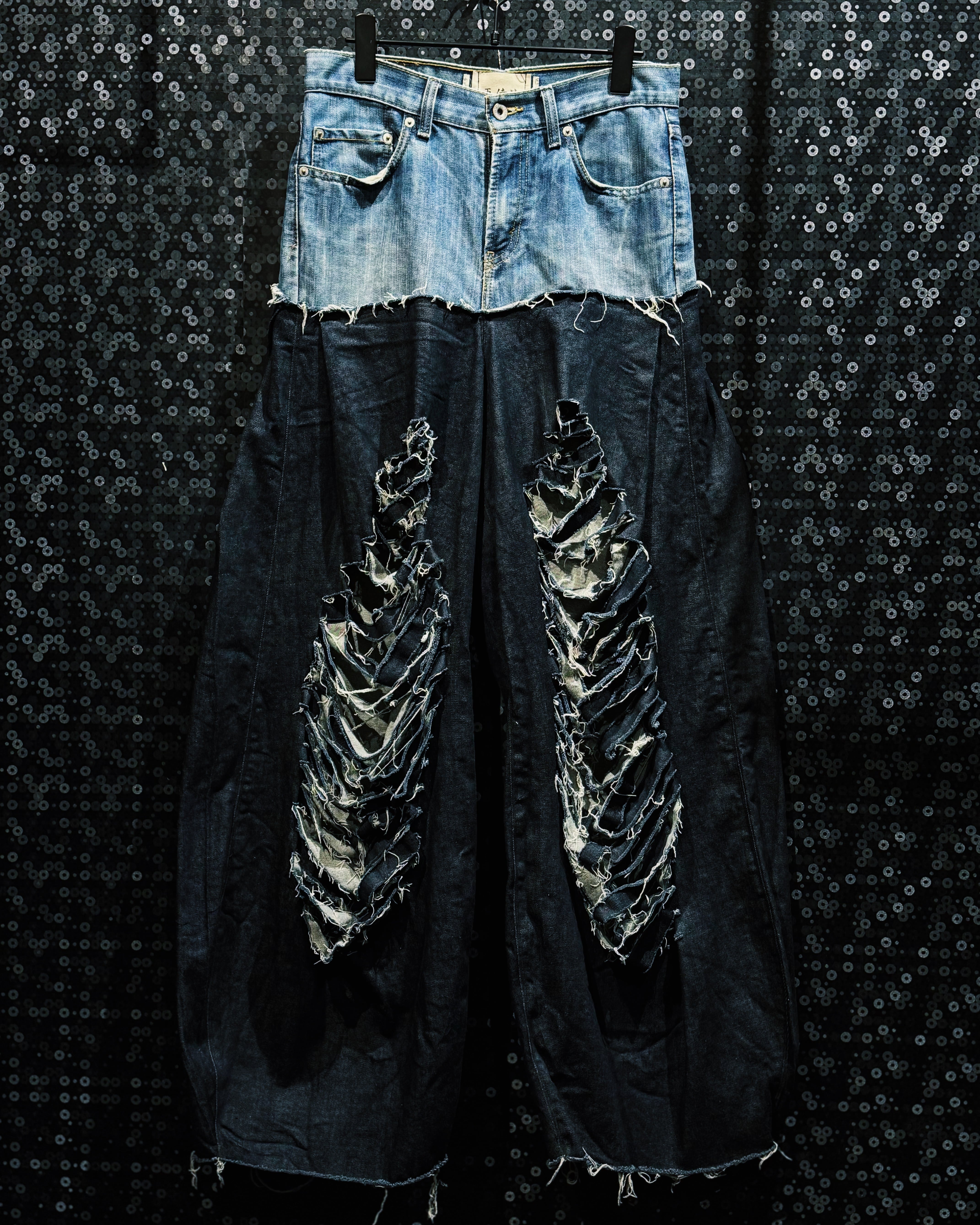 【ÆIEM】再倖築 Levi’s Docking Destroyed Wide Denim Pants