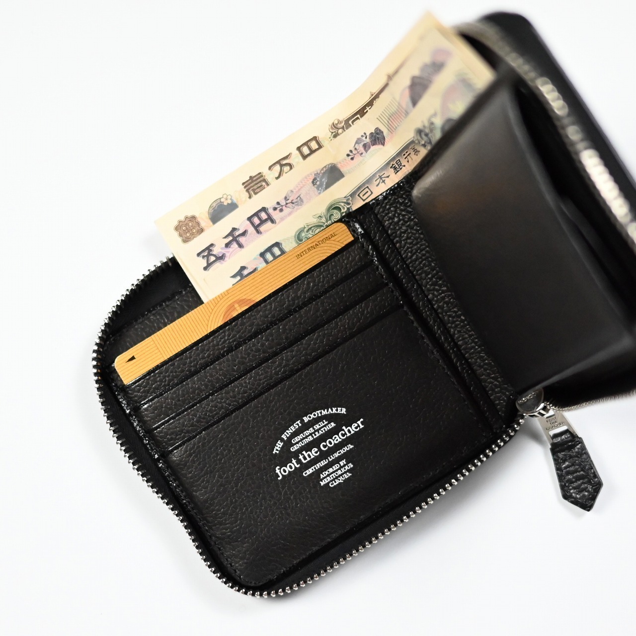 foot the coacher / SQUARE ZIP WALLET