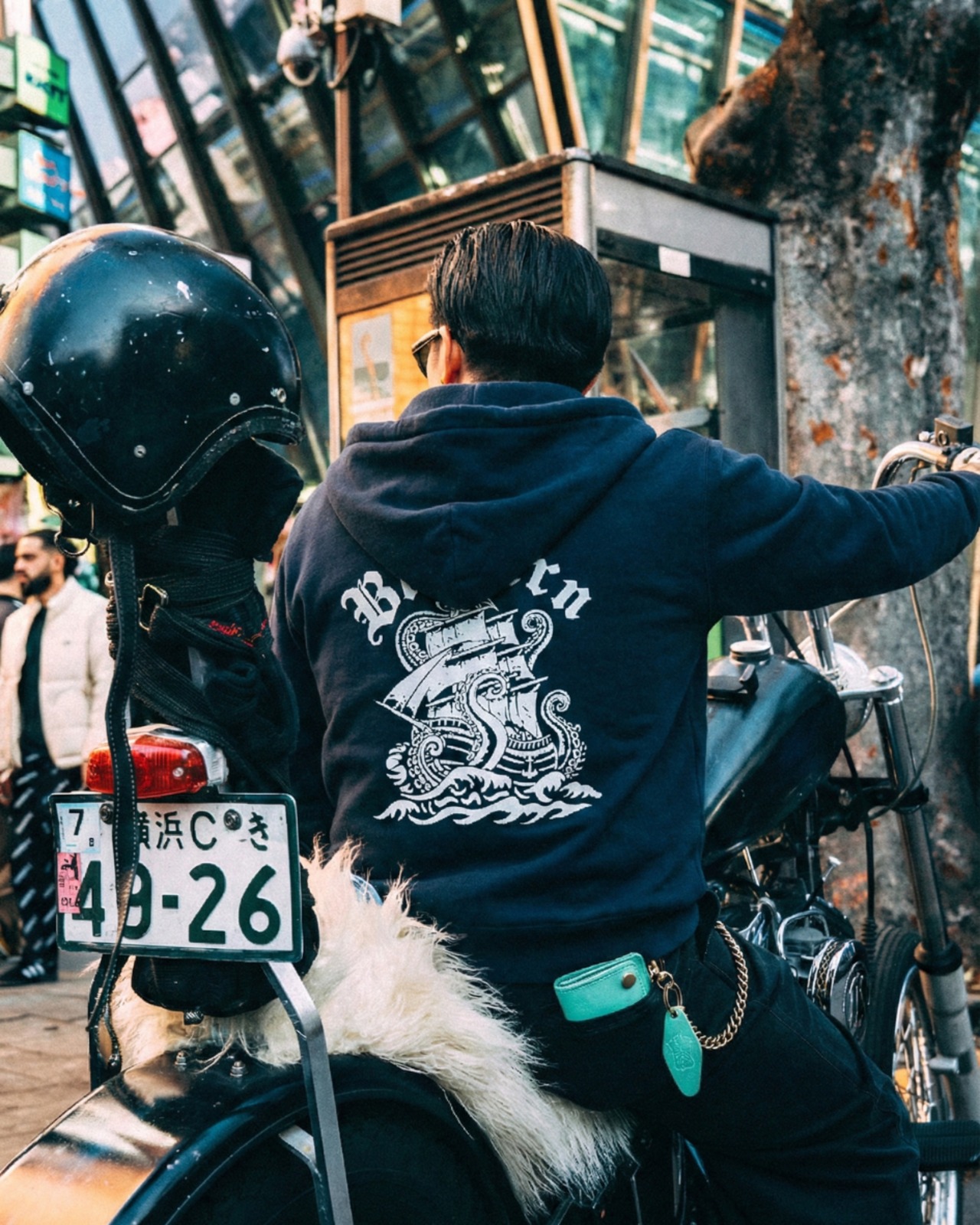 KRAKEN NAVY ZIP HOODIE