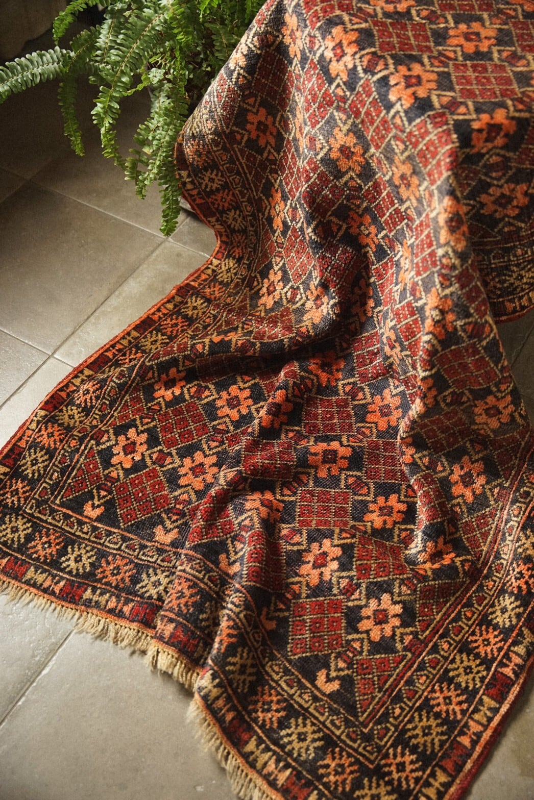 775 -Vintage Baluch rug