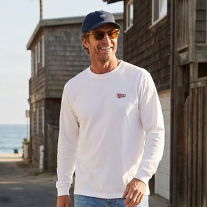 アメリカン ミニロゴロングスリーブTシャツ　S1389