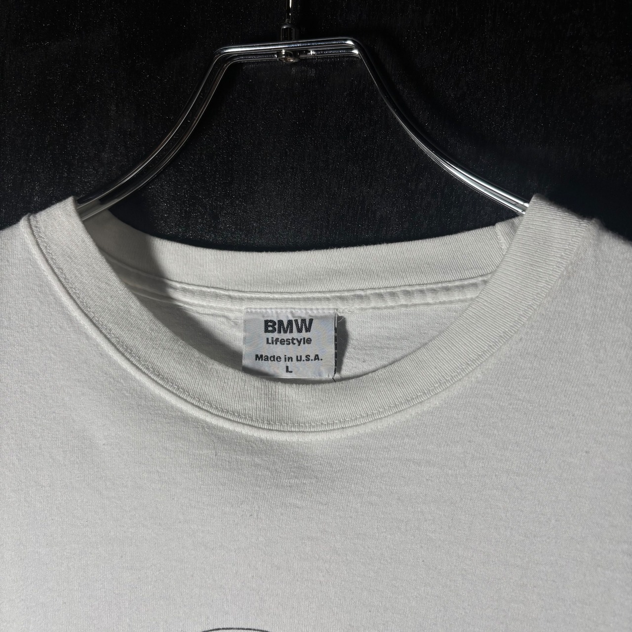 USA製　BMW　T-shirt  企業Tシャツ　ホワイト　ワンポイント