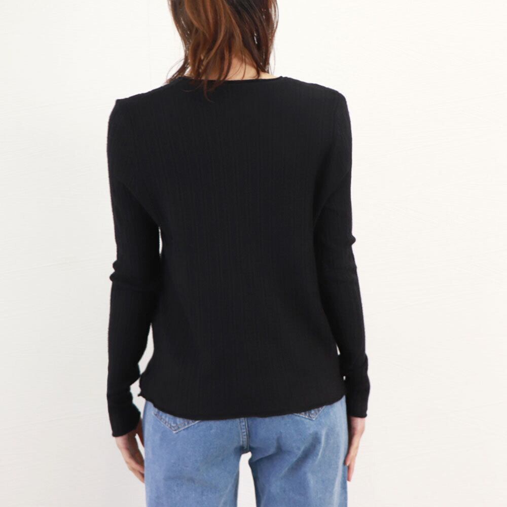 Vネック ニット トップス レディース 春秋 韓国 長袖 きれいめ シンプル 大人 かわいい おしゃれ リブニット ニットソー カジュアル 大人可愛い 大人女子