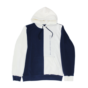 POETIC COLLECTIVE BLOCK HOODIE NATURAL / NAVY