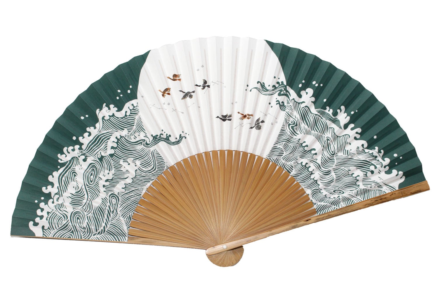 抗菌和紙扇子 四聖獣 朱雀 【 京扇子 】※送料無料 | 【京扇子】幸尚堂