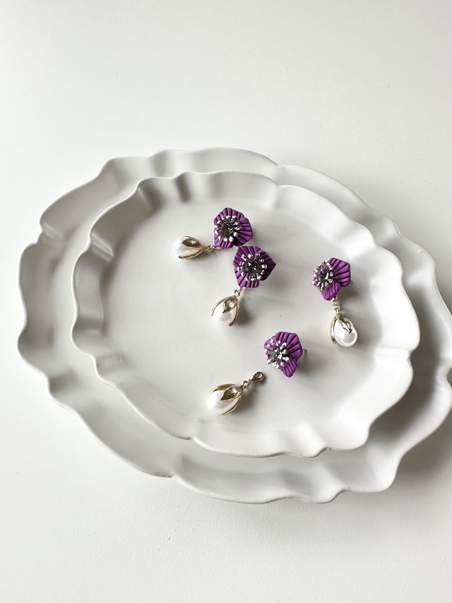 mini MAKE flower 【 purple 】