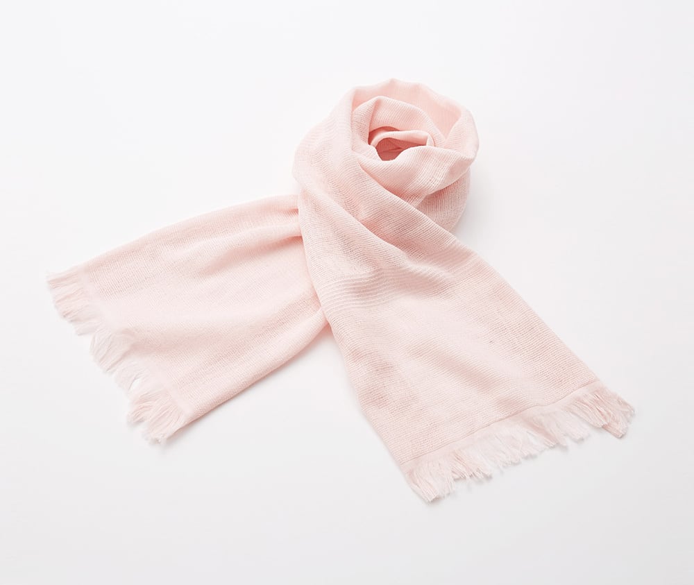 【みやざきタオル】 いまばりマフラー70 シーズン[102]ベビーピンク(n1)