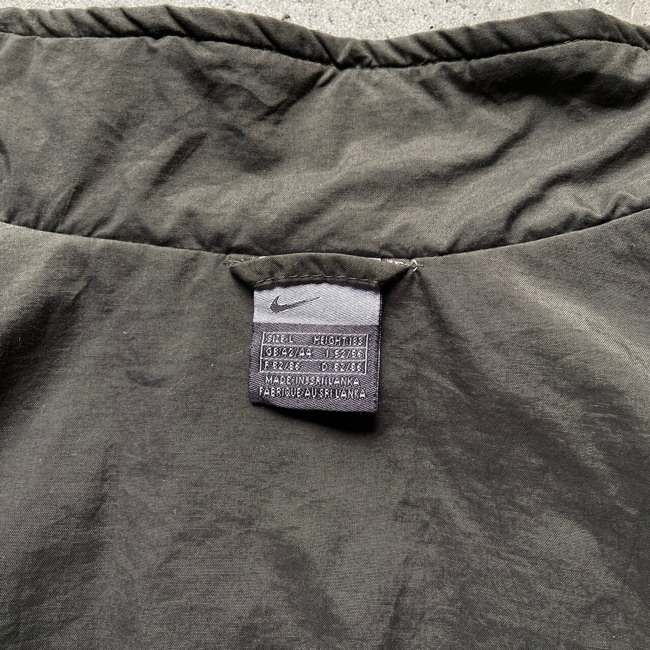 00年代 NIKE ナイキ ナイロン トラックジャケット メンズXL相当 古着 