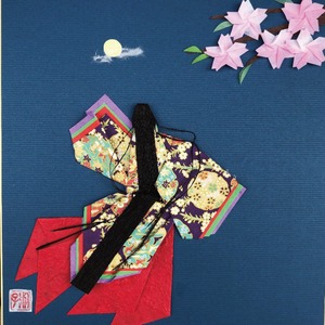 【おりがみ折り図】朧月夜