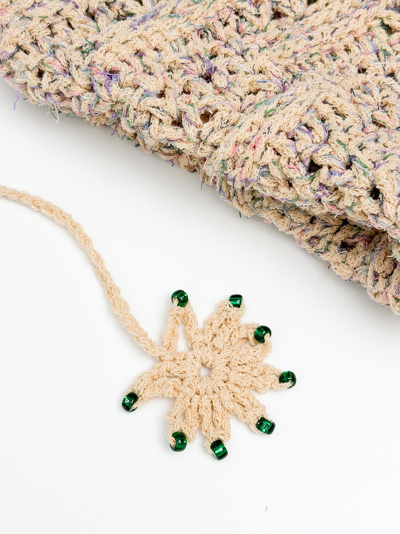 [Pattern]ワンハンドルブロックメッシュバッグ