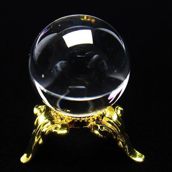 水晶 丸玉 ブラジル産 20mm 一点物 141-6378