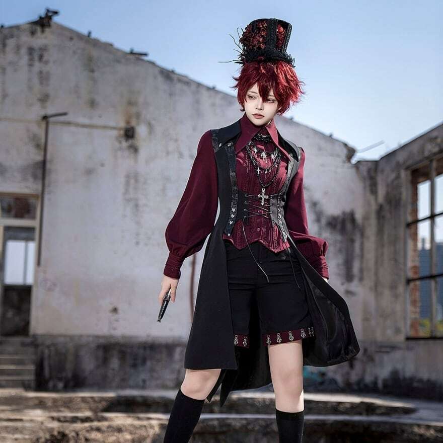 王子系 皇子系 Princess Chronicles Sサイズ ジレ ベスト メンズ