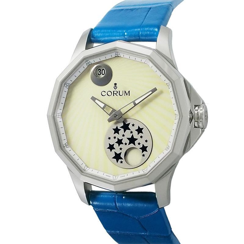 コルム CORUM アドミラルズカップ レジェンド38 ミステリームーン メンズ SS 自動巻 A384/03118 コルム CORUM アドミラルズカップ レジェンド38 ミステリームーン