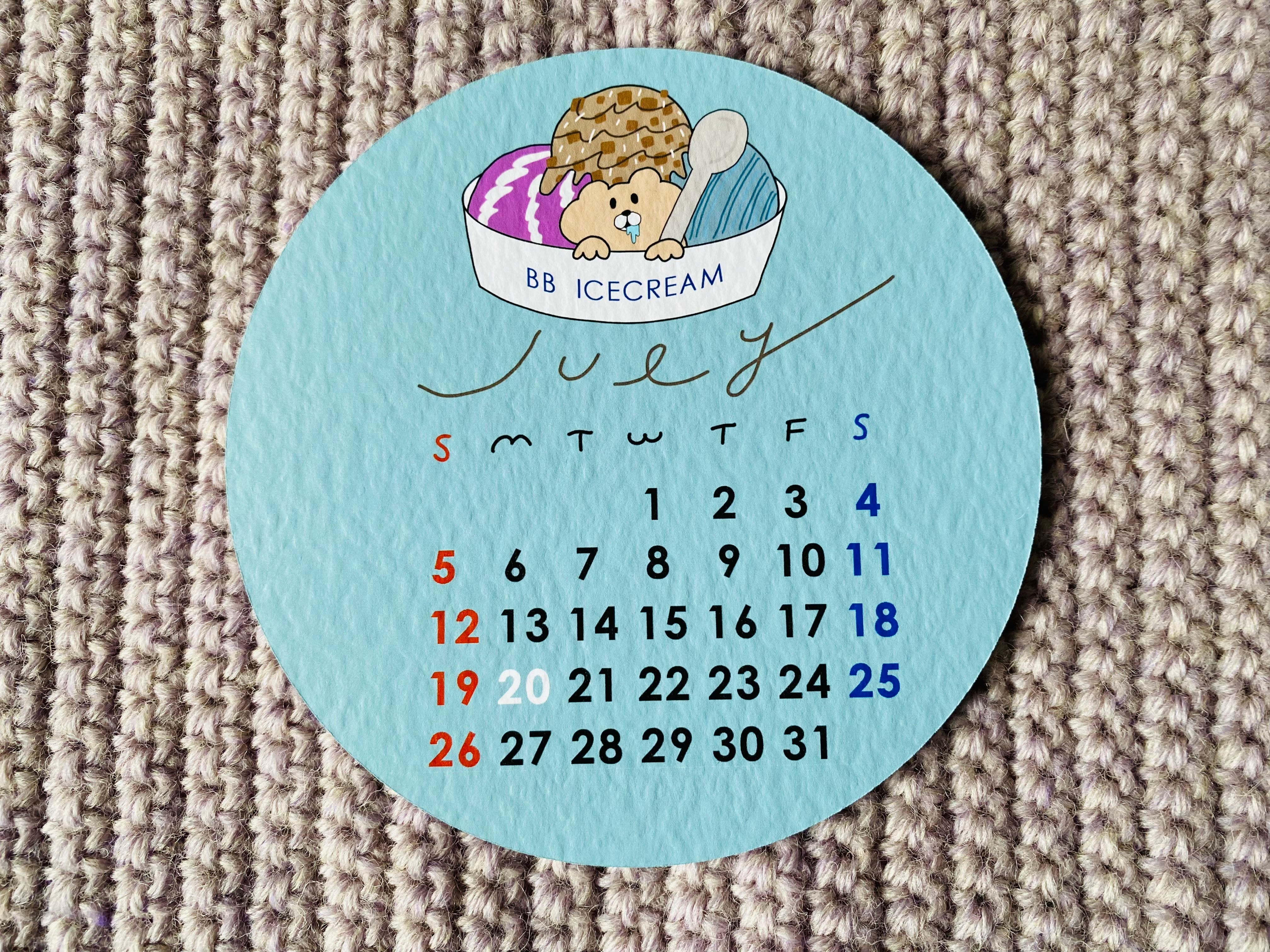 １２周年記念カレンダーセット