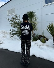 【X-girl】 LOW RISE HIP LOGO PANTS【エックスガール】