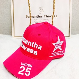 限定販売【Samantha Thavasa UNDER25】サマンサタバサ　ガールズコレクション☆レディストーナメント2016開催記念キャップ  ピンク