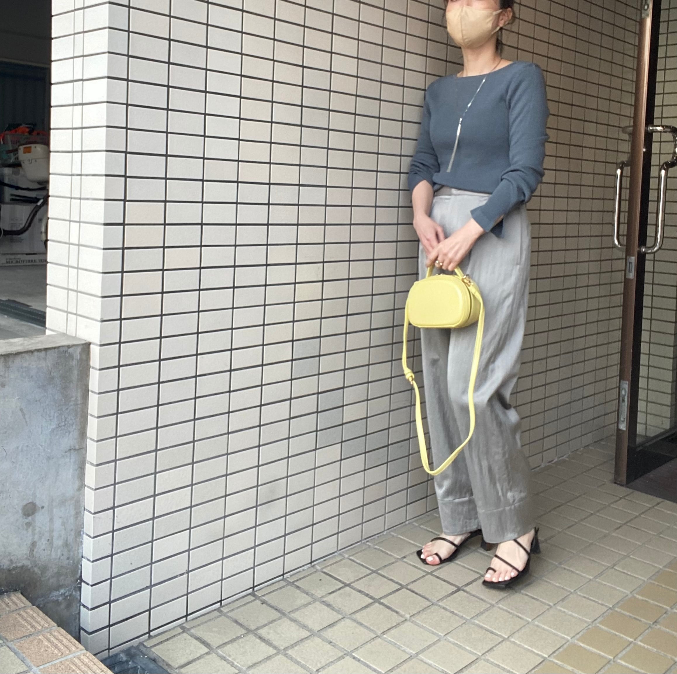 【PASSIONE】サテンイージーパンツ