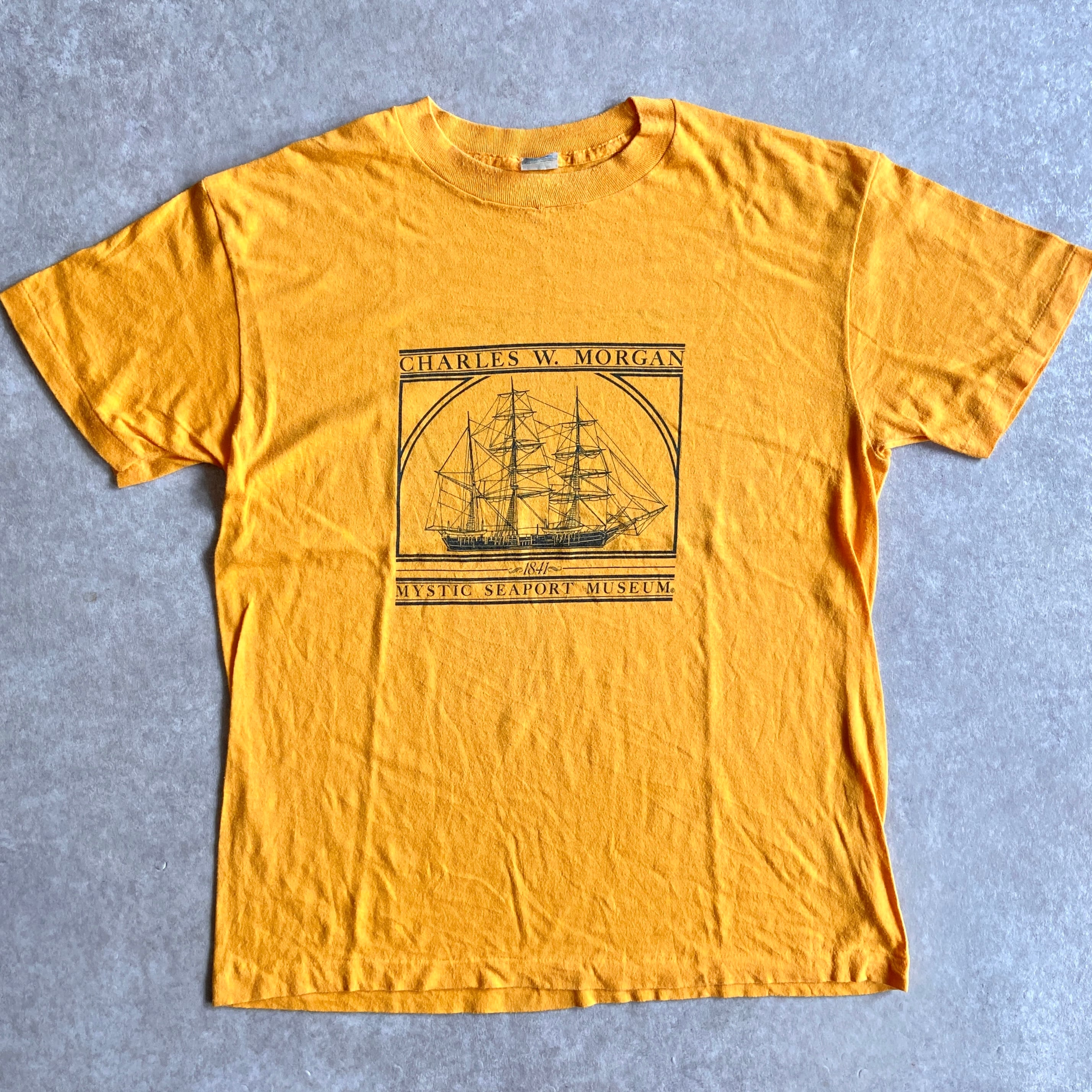 1980s CHED by Anvil "Charles W. Morgan" Tee XL Made in USA