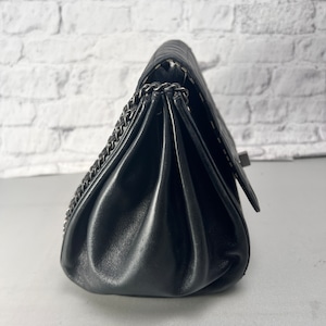 CHANEL シャネル 2.55 ターンロック レザー ショルダーバッグ 黒 A-13983