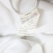 【美品 フラメンコ衣装】ホワイト ICHIOKU イチオク ブラウス トップス 白 無地 半袖 フリル 練習着 レッスン ダンス Tシャツ