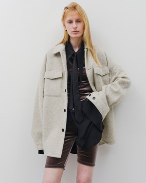 Juha  -ALPACA SHAGGY JACKET- / 10240701-2 / ユハ アルパカシャギー ジャケット