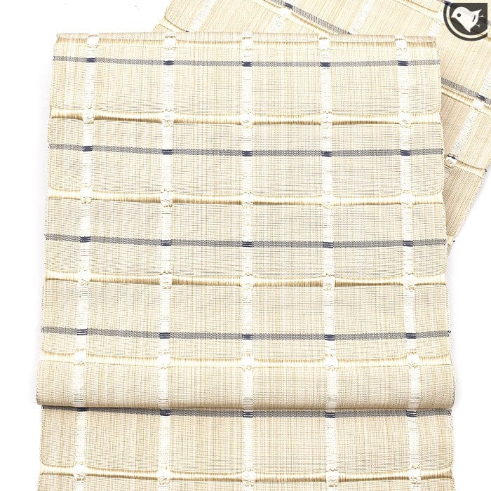 名古屋帯]【未使用/中古帯】(お仕立て上がり) 西陣織 老舗 渡文 謹製