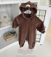 【取寄】CHIP ドットバディスーツ|秋服|韓国子供服|26/AT