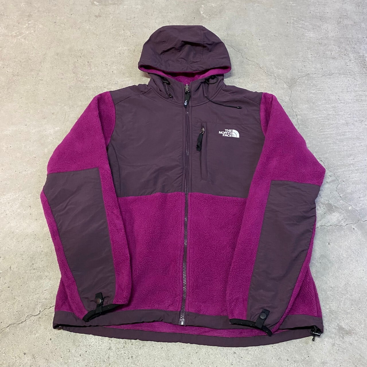 NORTH FACE　フリースレディース　 ピンクパープル