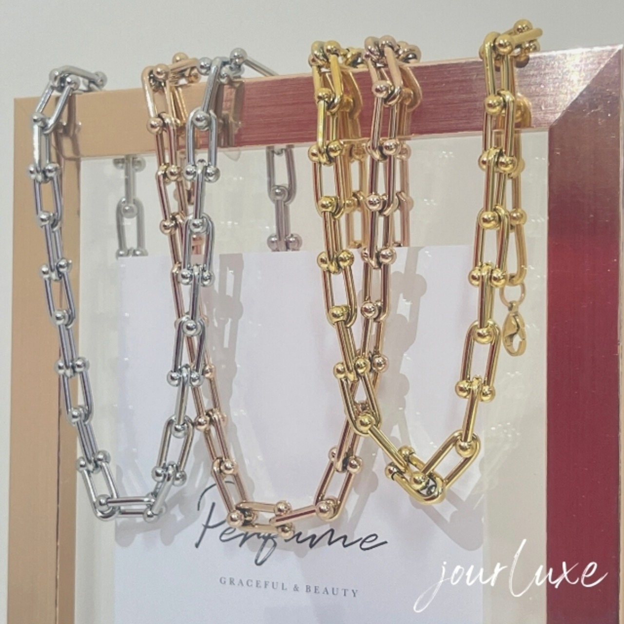 dunkle chain necklace #N1005