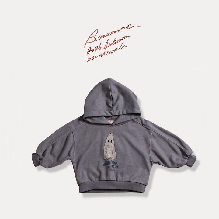 ghost hoodie【BONEOUNE】※10月上旬〜中旬発送予定