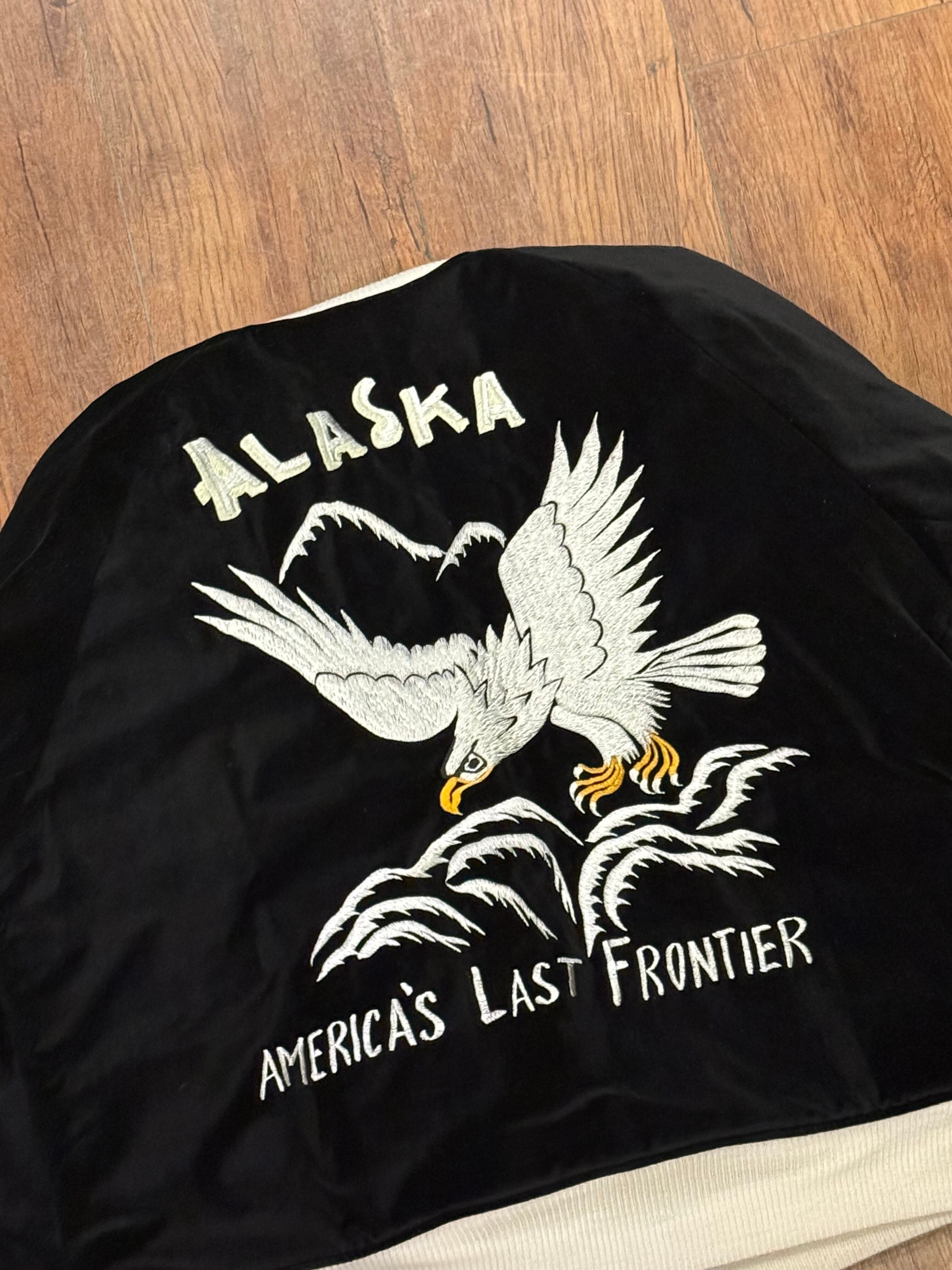 THREEFACE 'ALASKULL' SOUVENIR JACKET | vintage clothing twoface