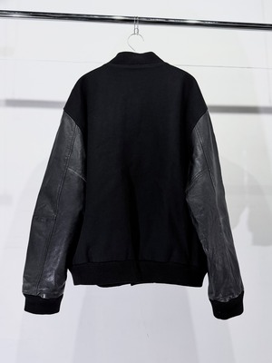 【XL】1990s LA LOVING / Black Wool Stadium Jacket / 20251334