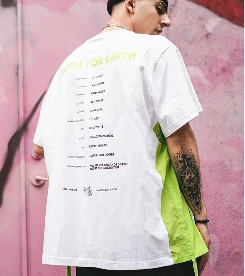 全2色 Tシャツ カットソー プリント カジュアル ストリート 