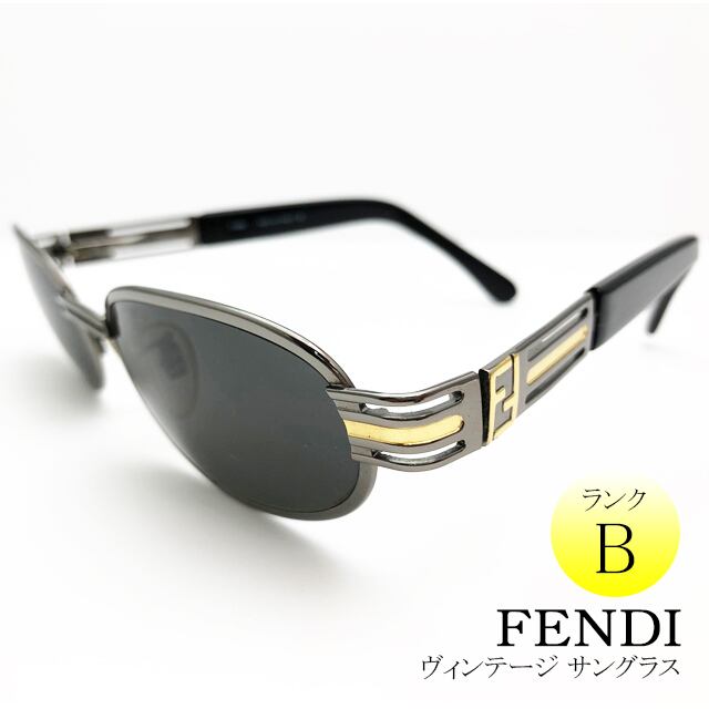 【 FENDI 】 フェンディ ヴィンテージ ズッキーノ ロゴ サングラス ガンメタ | BRAND SHOP KING