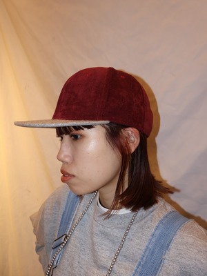 corduroy two tone cap 【1197】