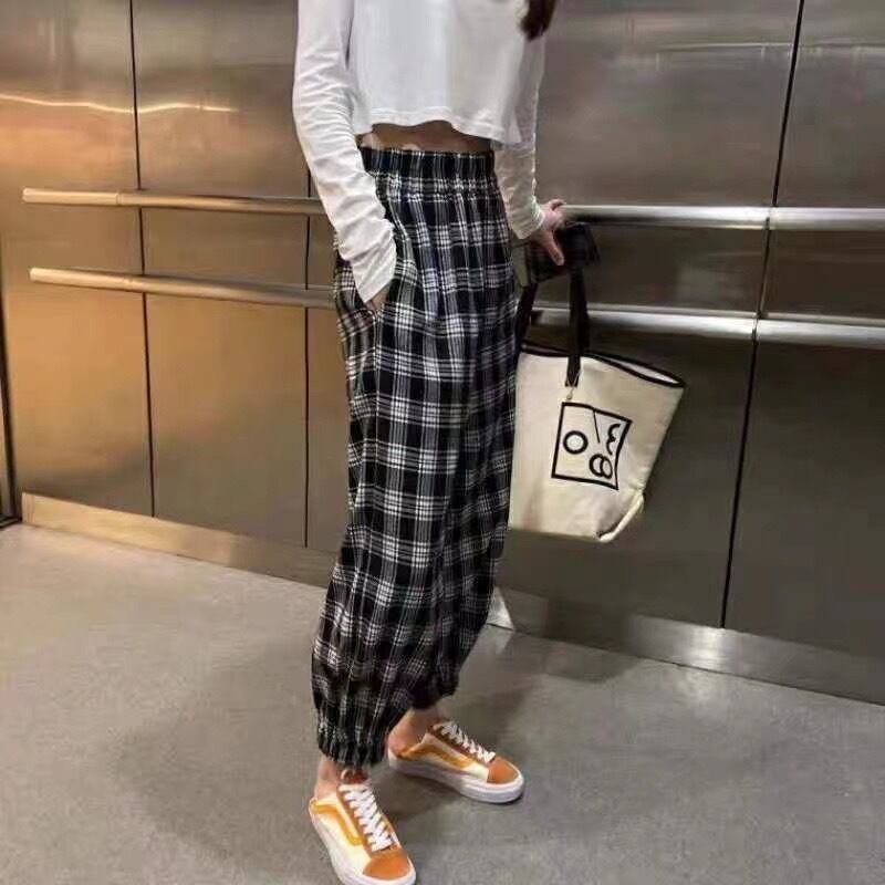 チェックジョガーパンツ