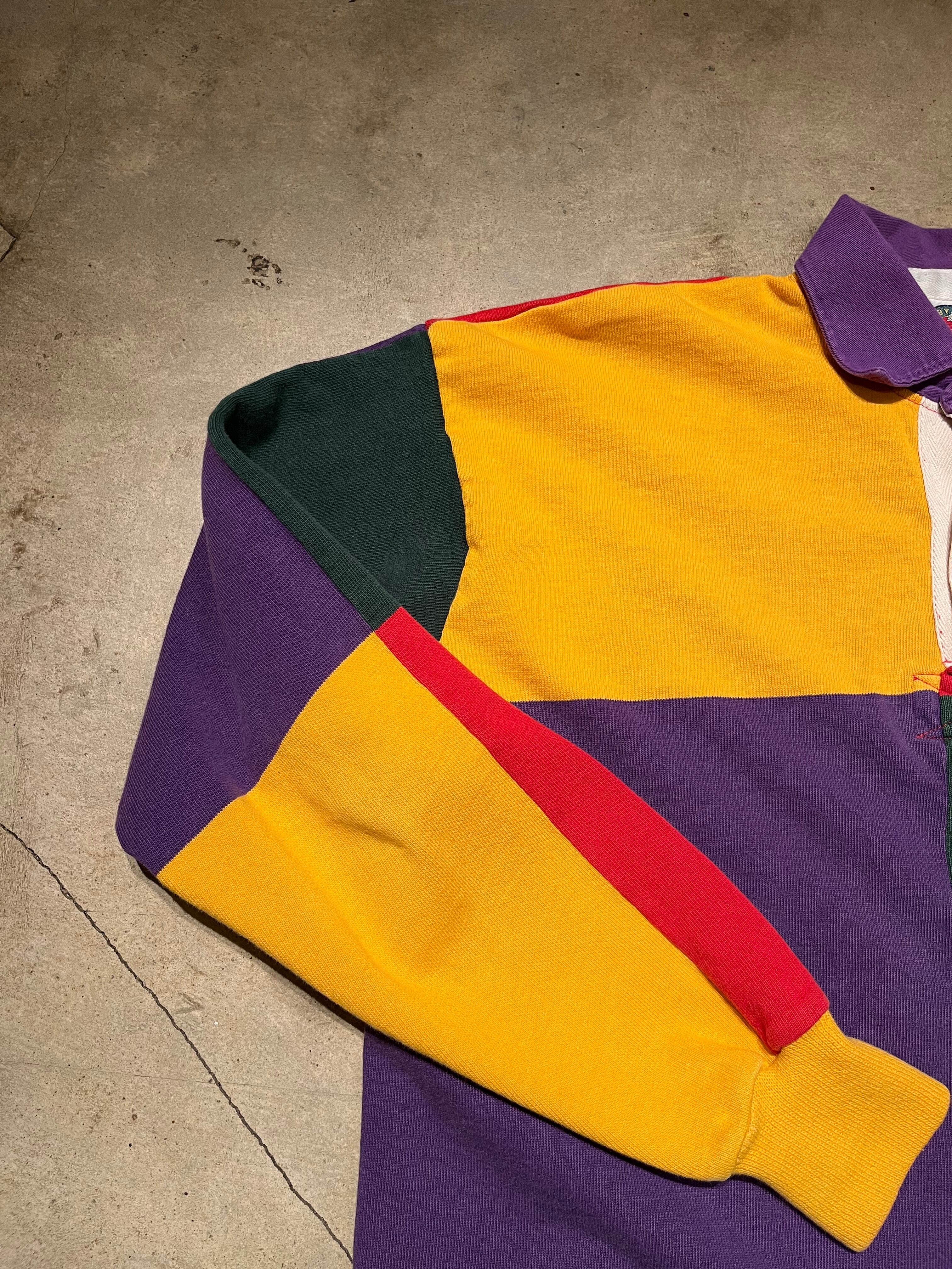 90's BARBARIAN rugger shirt | FRONTAIL
