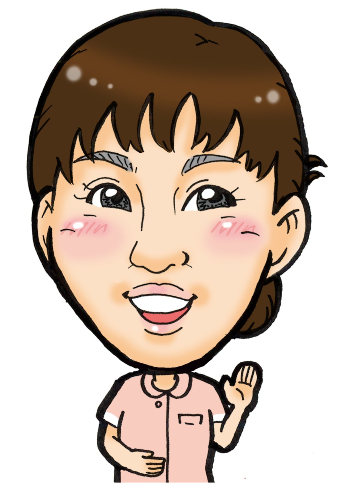 商用OK(1人)】データ似顔絵(全身・上半身) | 似顔絵アトリエ3O-spice