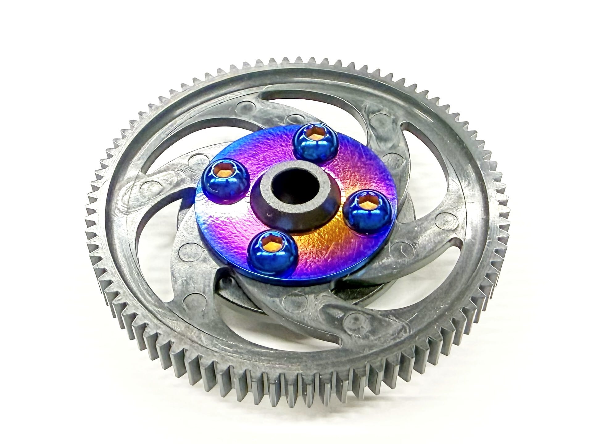 RC926】64チタン【焼き色付き】スパーギアプレシジョンプレート RD/SD