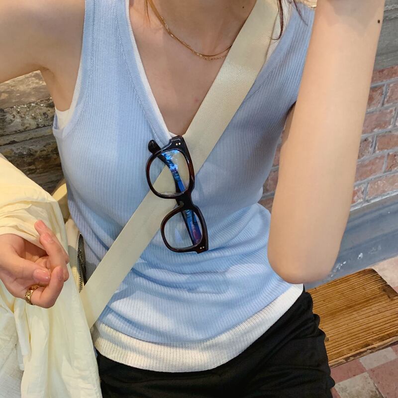 ツーピースノースリーブレディース ビッグFスモールZ韓国6766730391