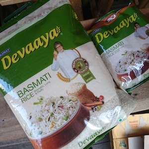 インド米 (バスマティライス) basmati rice ข้าวสารอินเดีย 1kg