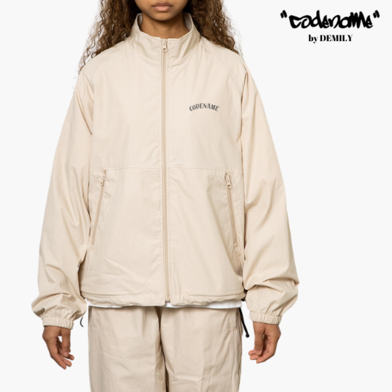 CODENAME "Arch Logo" Track Jacket (Black/Cream) - 6